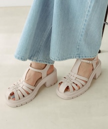 OLIVE des OLIVE | 【S/M/Lサイズ展開】ヒールアップグルカサンダル(シューズ)