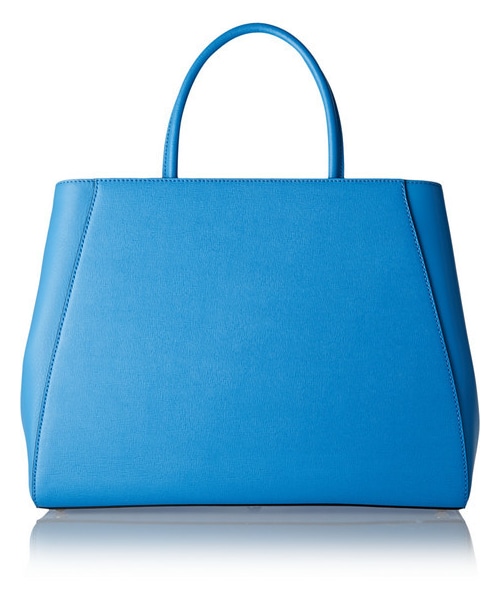 FENDI（フェンディ）の「Fendi 2Jours Medium textured-leather shopper（トートバッグ・レディース・Blue）」の3枚目の写真
