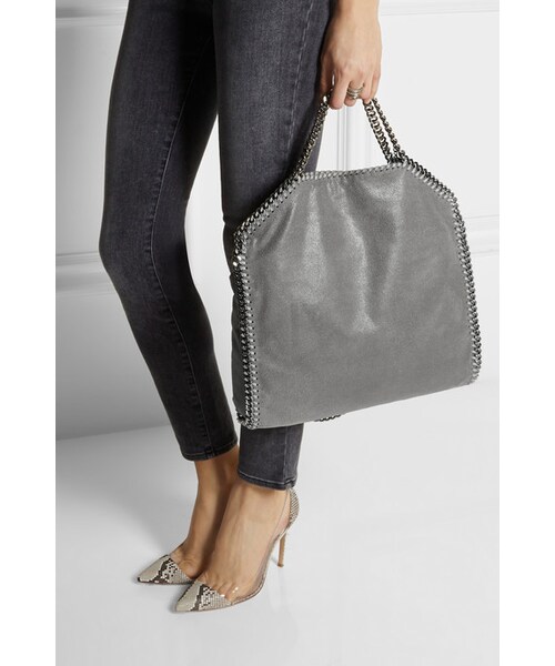 STELLA McCARTNEY（ステラマッカートニー）の「Stella McCartney The Falabella faux brushed-leather shoulder bag（ショルダーバッグ・レディース・Gray）」の9枚目の写真