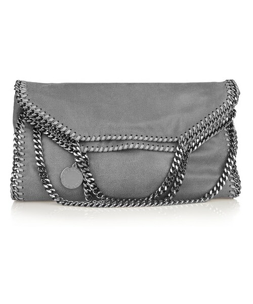 STELLA McCARTNEY（ステラマッカートニー）の「Stella McCartney The Falabella faux brushed-leather shoulder bag（ショルダーバッグ・レディース・Gray）」の4枚目の写真