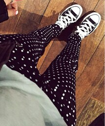 imvely | ハーフハイウエストドットスキニー(その他パンツ)