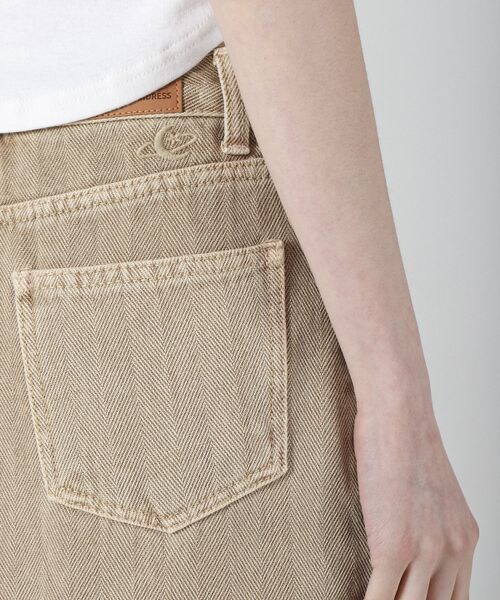 ALAND（エーランド）の「AVANDRESS／Hラインロングスカート（スカート・レディース・チャコール(18)/ベージュ(55)/パープル(90)・S/M）」の6枚目の写真