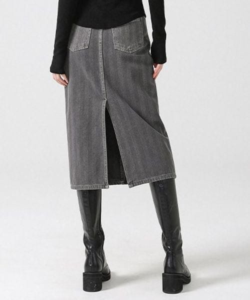 ALAND（エーランド）の「AVANDRESS／Hラインロングスカート（スカート・レディース・チャコール(18)/ベージュ(55)/パープル(90)・S/M）」の14枚目の写真