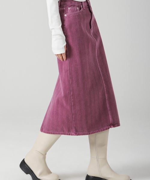 ALAND（エーランド）の「AVANDRESS／Hラインロングスカート（スカート・レディース・チャコール(18)/ベージュ(55)/パープル(90)・S/M）」の10枚目の写真