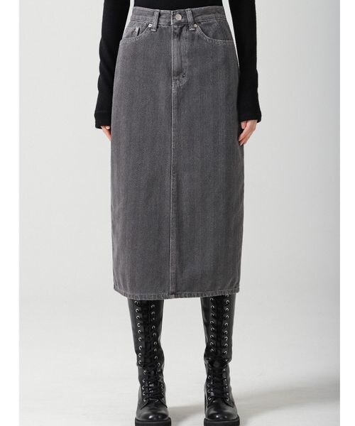 ALAND（エーランド）の「AVANDRESS／Hラインロングスカート（スカート・レディース・チャコール(18)/ベージュ(55)/パープル(90)・S/M）」の15枚目の写真