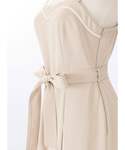 Marjorie（マージョリー）の「蛻變的試煉，立體壓線簡約連身褲（パンツ・レディース・淺卡其/淺綠・XS/S/M/L）」の7枚目の写真