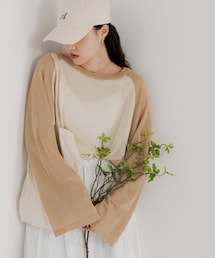 CIAOPANIC TYPY | シアーニットラグラン(Tシャツ/カットソー)