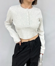 WHO'S WHO gallery | ヘンリーネックショートトップス(Tシャツ/カットソー)