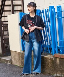 【送料無料】「Mickey」 Music Logo T-shirt【予約商品】