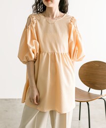 mystic（ミスティック）の「エンボス肩開きチュニック（）」 - WEAR