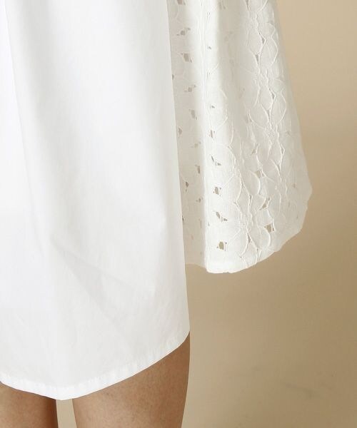 BABYLONE（バビロン）の「レースキリカエスカート（スカート・レディース・ｵﾌﾎﾜｲﾄ/ﾌﾞﾙｰ・38）」の9枚目の写真