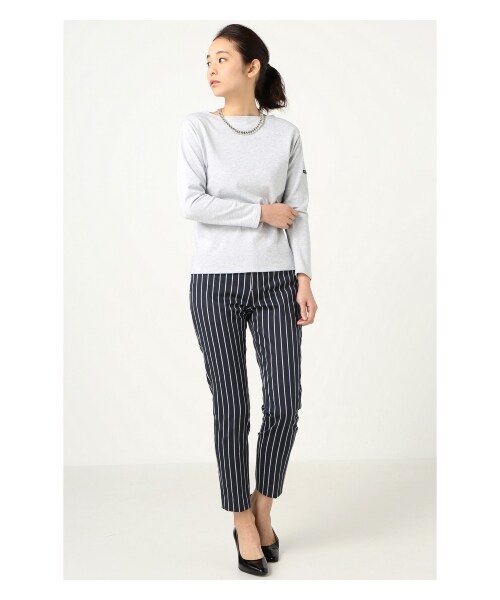 SAINT JAMES（セントジェームス）の「saint james OUESSANT無地プルオーバー（カットソー・Ｔシャツ・レディース・ブラック/グレーA/ホワイト・36/38/40）」の12枚目の写真