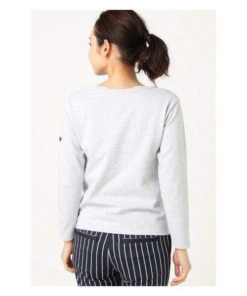 SAINT JAMES（セントジェームス）の「saint james OUESSANT無地プルオーバー（カットソー・Ｔシャツ・レディース・ブラック/グレーA/ホワイト・36/38/40）」の6枚目の写真