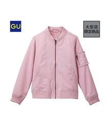 GU | （GU）ショートブルゾン(トップス)