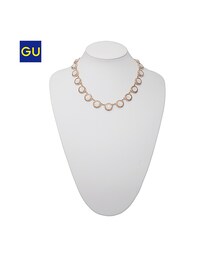 GU | （GU）ＷＯＭＥＮサークルビジューネックレス(アクセサリー)