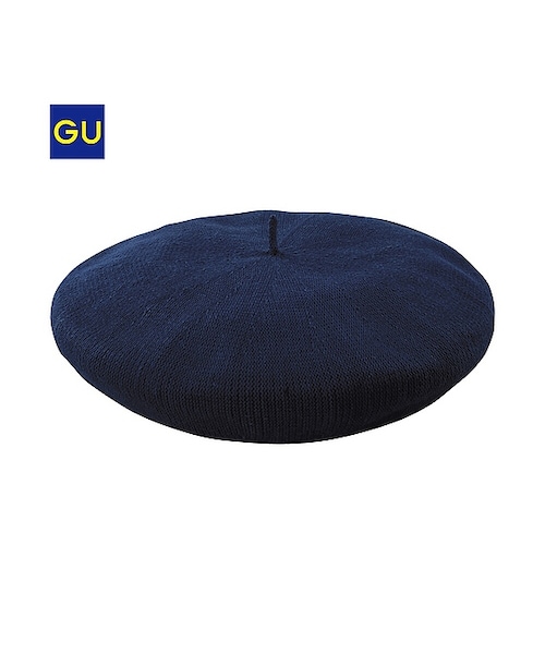 GU（ジーユー）の「（GU）ＷＯＭＥＮベレーキャップ（WOMEN ⁄ キャップ・ハット・グローブ・レディース・BLACK/RED/NAVY/WHITE・-）」の3枚目の写真