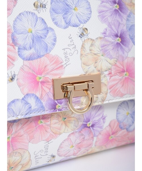 Honey Salon（ハニーサロン）の「パンジーショルダー（バッグ・レディース・ホワイト/イエロー・Free）」の6枚目の写真