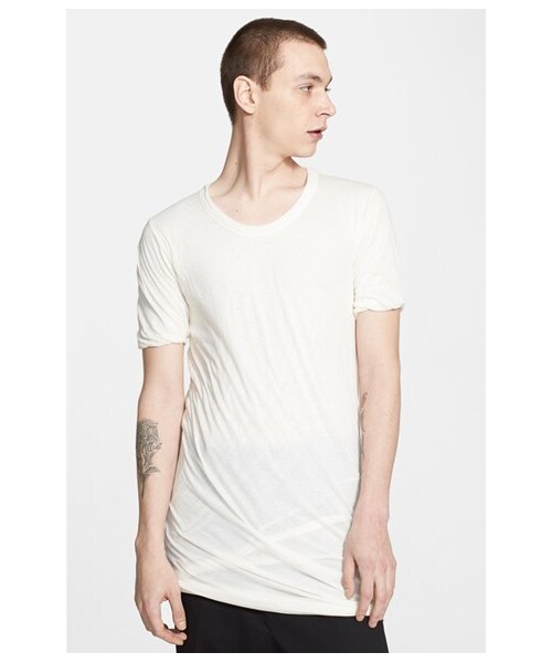Rick Owens Double layered Tee 19S/S ミルク