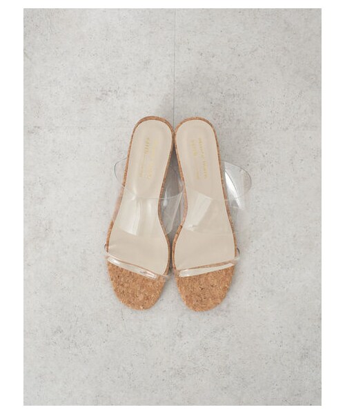 earth music&ecology（アースミュージックアンドエコロジー）の「ORientalTRaffic クリアストラップサンダル（シューズ・オレンジ/ブラウン/パープル/クリアー・S/M/L）」の5枚目の写真