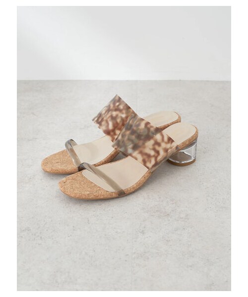 earth music&ecology（アースミュージックアンドエコロジー）の「ORientalTRaffic クリアストラップサンダル（シューズ・オレンジ/ブラウン/パープル/クリアー・S/M/L）」の7枚目の写真