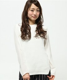 delave | delave シルクスリーブ畦ニット(ニット/セーター)