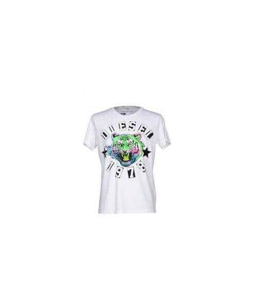 DIESEL(ディーゼル)の「DIESEL T-shirts(Tシャツ/カットソー・メンズ・Red/White/Light grey/Black/Green・XXL/S/M/L/XL)」の1枚目の写真