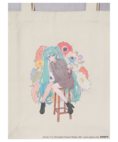 ボーカロイド 初音ミク マジカルミライ 2015 トートバッグ 初音ミク×AOZORAGEAR MEIコラボ アウトドアカーゴバッグ | slowcurve