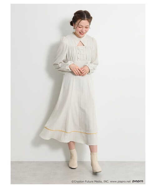 earth music&ecology　鏡音リン・レン　ミニワンピース 初音ミクや鏡音リン・レンとおそろコーデが楽しめる、earth