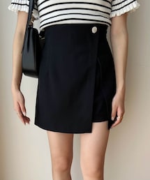 one after another NICE CLAUP | ビジューボタンスカパン(パンツ)