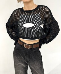 WHO'S WHO gallery | スラッシュメッシュカーデ(カーディガン/ボレロ)