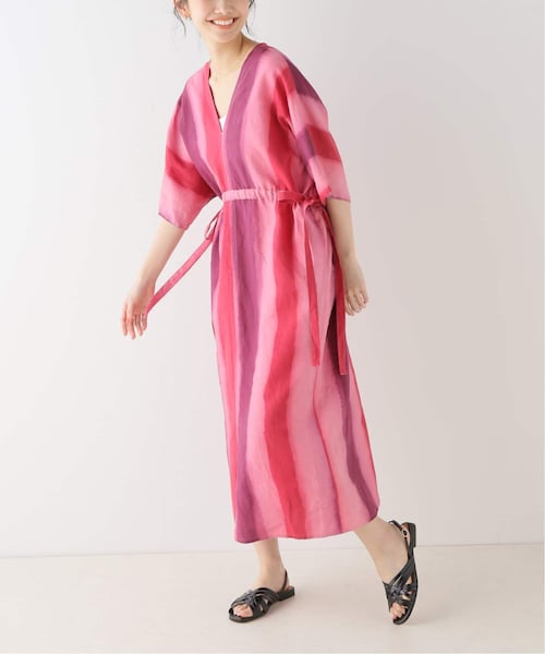 IENA イエナ RATTI ダリアプリントドレス ピンク ワンピース IENA イエナ RATTI ダリアプリントドレス ピンク ワンピース