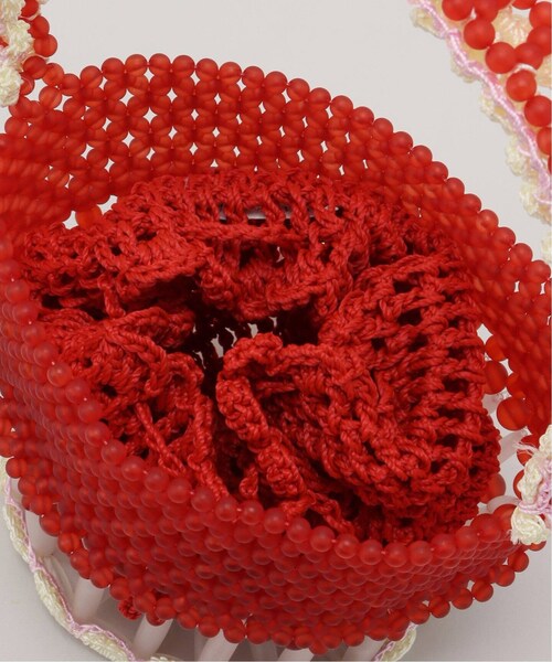 Oriens JOURNAL STANDARD（オリエンス ジャーナルスタンダード）の「クロシェビーズバッグ（バッグ・ナチュラル/(016)/フリー/残り1点）」の9枚目の写真