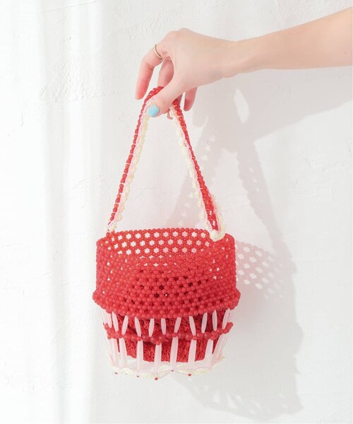 Oriens JOURNAL STANDARD（オリエンス ジャーナルスタンダード）の「クロシェビーズバッグ（バッグ・ナチュラル/(016)/フリー/残り1点）」の3枚目の写真