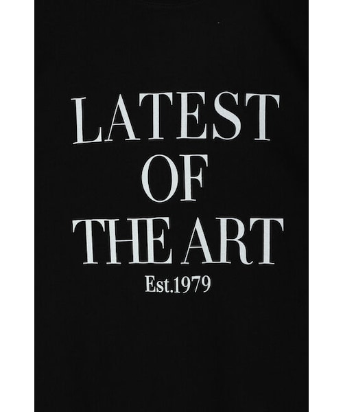 Green　Parks（グリーンパークス）の「キレイ目ロゴ半袖チュニック（トップス・オフホワイト/ブラック/ライトグリーン・F）」の9枚目の写真