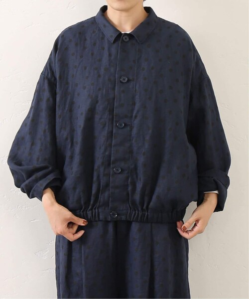 journal standard luxe　リネンドット　ブルゾン　ブラック JOURNAL STANDARD LUXE（ジャーナルスタンダード ラックス）の