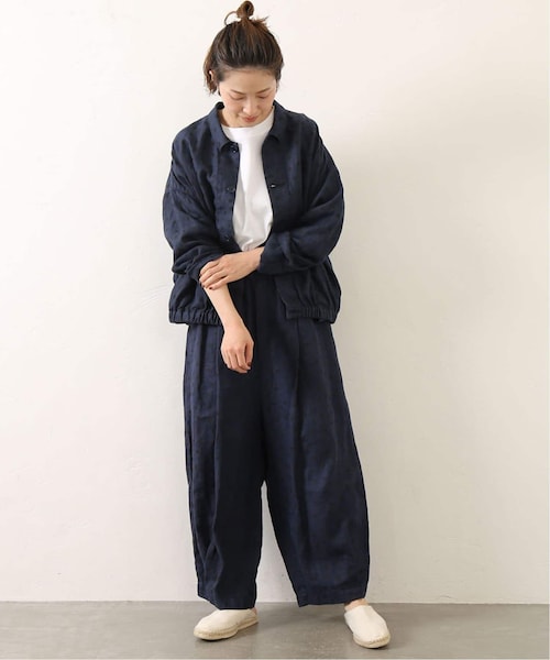journal standard luxe　リネンドット　ブルゾン　ブラック JOURNAL STANDARD LUXE（ジャーナルスタンダード ラックス）の