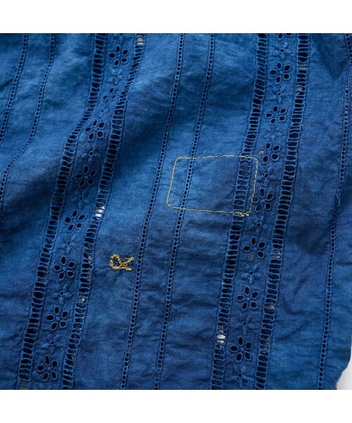 ◆美品◆45R◆藍カットワーク玉手箱のプカパフブラウス◆定価11万円 45R 藍カットワーク 玉手箱 プカパフブラウス - メルカリ