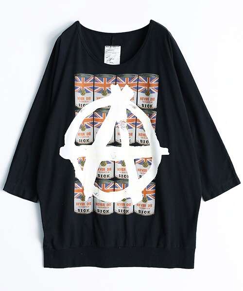 SHAREEF（シャリーフ）の「ANARCHY DOLMAN Q/S ▼（その他・メンズ・GRY/BLK・1/2）」の4枚目の写真