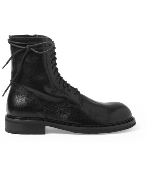 Ann DEMEULEMEESTER(アンドゥムルメステール)の「Ann Demeulemeester Full-Grain Leather Boots(ブーツ・メンズ・Black・EU 40 (US 7))」の8枚目の写真
