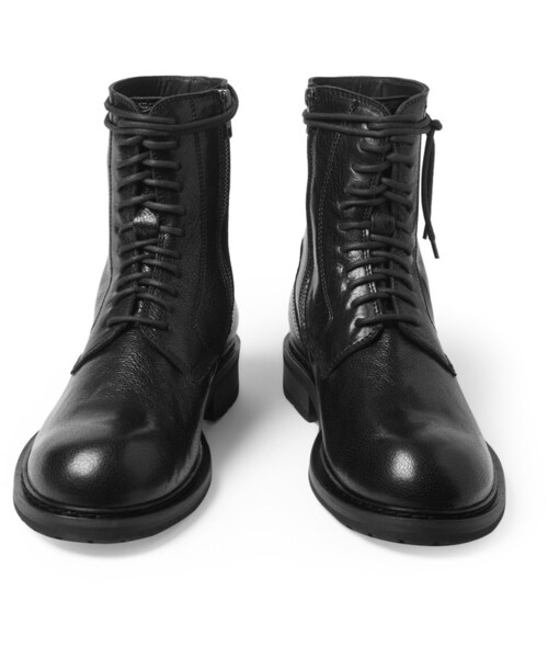 Ann DEMEULEMEESTER(アンドゥムルメステール)の「Ann Demeulemeester Full-Grain Leather Boots(ブーツ・メンズ・Black・EU 40 (US 7))」の5枚目の写真