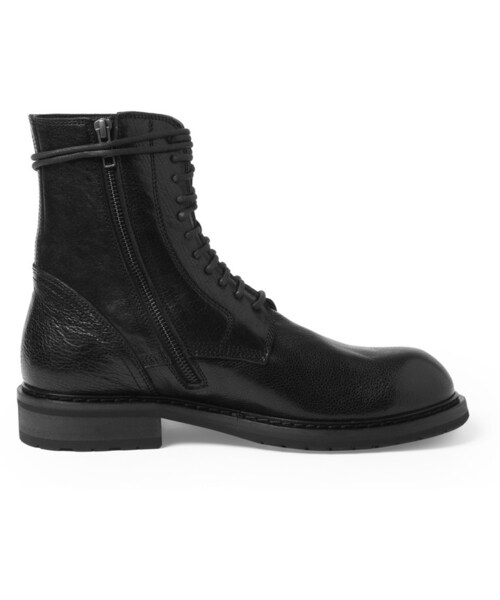 Ann DEMEULEMEESTER(アンドゥムルメステール)の「Ann Demeulemeester Full-Grain Leather Boots(ブーツ・メンズ・Black・EU 40 (US 7))」の4枚目の写真