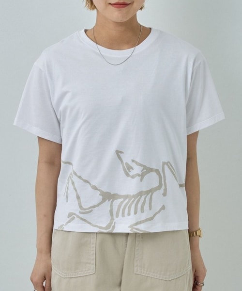 ARC'TERYX（アークテリクス）の「型止BIRDMARK Tシャツ（その他・レディース・ホワイト/ブラック・S）」の5枚目の写真