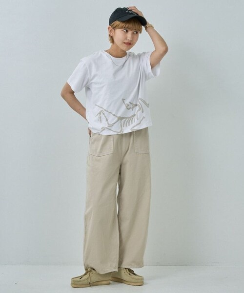 ARC'TERYX（アークテリクス）の「型止BIRDMARK Tシャツ（その他・レディース・ホワイト/ブラック・S）」の2枚目の写真