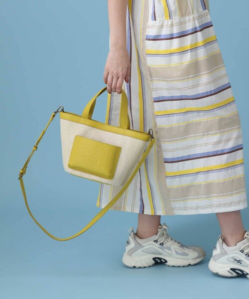 AVIREX（アヴィレックス）の「《限定》BASKET MINI TOTE BAG/ バスケットミニ トートバッグ/AVIREX/アヴィレックス（バッグ・ブラック/シルバー/アイボリー/キャメル・F）」の6枚目の写真