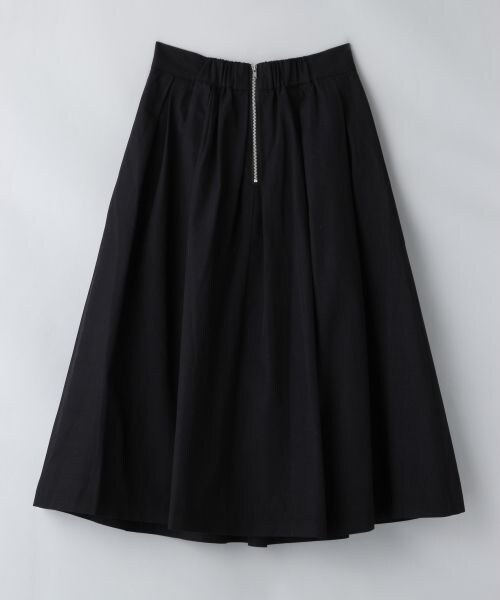 JEANASIS(ジーナシス)の「ツイルタックミモレスカート(スカート・レディース・オフホワイト/ホワイト系ストライプ/ブラック/オレンジ・FREE)」の5枚目の写真