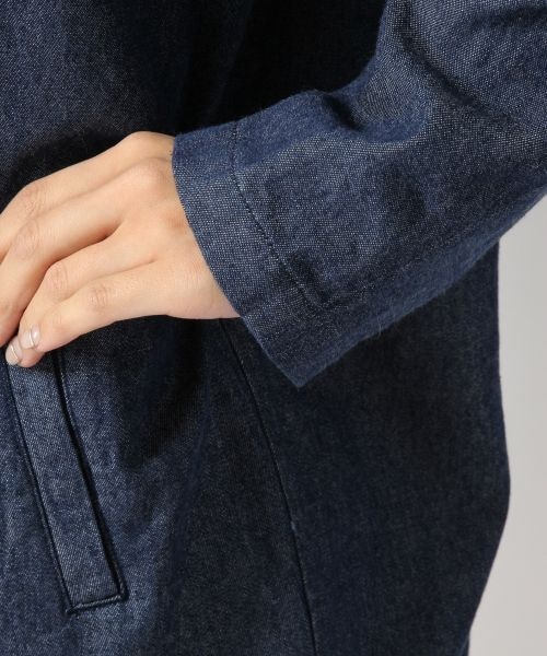 Heather（ヘザー）の「デニムテーラードジャケット（ジャケット/アウター・レディース・ネイビー・FREE）」の6枚目の写真