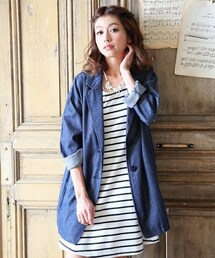 Heather | デニムテーラードジャケット(ジャケット/アウター)