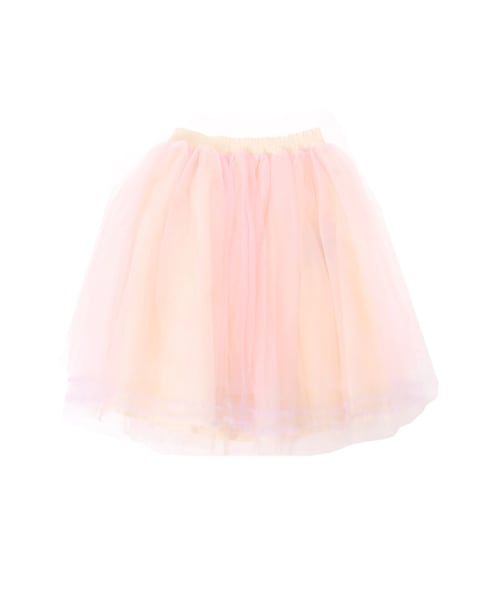 E hyphen world gallery Bon Bon（イーハイフンワールドギャラリーボンボン）の「Tulle Skirt （スカート・レディース・オフホワイト/ライトピンク/ラベンダー・F）」の4枚目の写真
