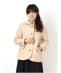 ehka sopo | スライバーニットシングルコート 1300802-42-13-11(ジャケット/アウター)