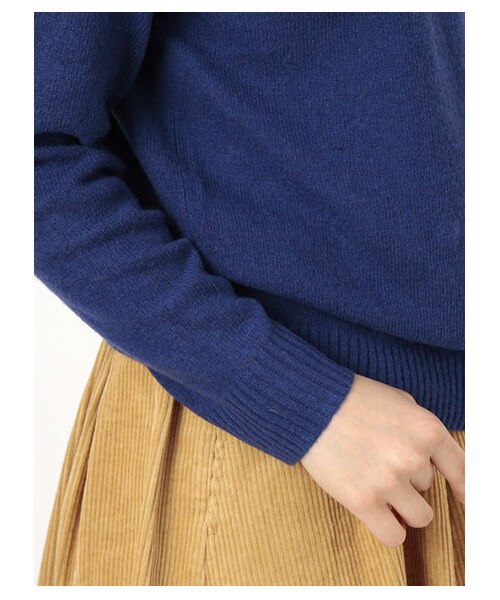 ehka sopo（エヘカソポ）の「ラムナイロンラグランプルオーバー 1602234-43-13-11（ニット・セーター・レディース・杢グレー/レッド/ベージュ/イエロー/グリーン/ブルー・M）」の11枚目の写真